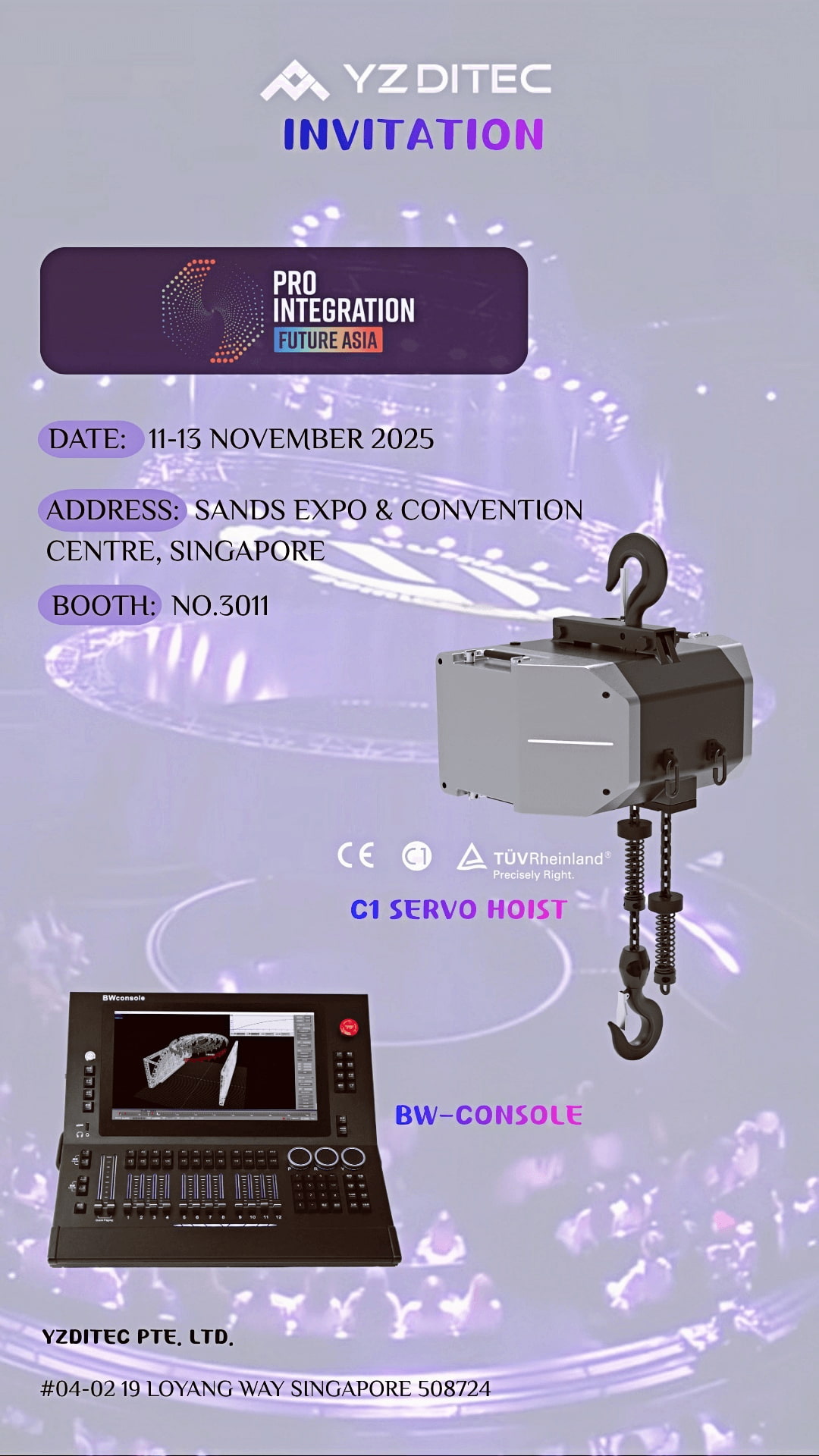 Exhibition Invitation of YZDITEC